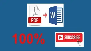 PDF to Word converter software for free 100%
