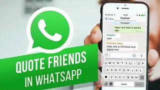 Quote-Reply Feature in WhatsApp