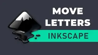 Inkscape Tutorial: How to move individual letters of a text in Inkscape