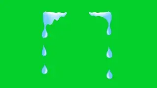 ONLY SUB CAN USE FREE)Tears  chroma key green screen animation effect