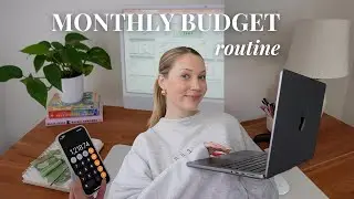 How I Budget for a New Month 💸 budget breakdown, sinking funds, financial goals etc
