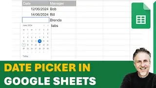 📅Google Sheets Calendar DATE PICKER - A Quick Way of Entering Dates in Google Sheets