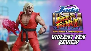 Jada Toys VIOLENT Ken Ultra Street Fighter 2 Action Figure Review - SDCC Exclusive