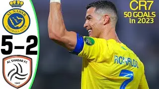 Al Nassr vs Al Shabab 5-2 - RONALDO GOAL - All Goals and Highlights 2023