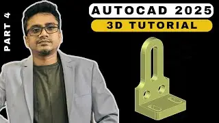 AutoCAD 3D Tutorial for Beginners || AutoCAD 3D modeling mechanical