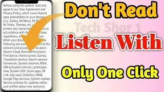 Don't Need To Read Long Text Click To Listen Any Text Messages