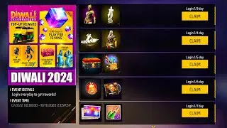 All Rewards Diwali Event Free Fire 2024 | Diwali Event Confirm Date Free Fire | Diwali Event 2024