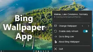 Official Bing Wallpaper App For Windows PC