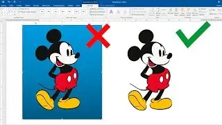 How to remove the background of an image in Word (Crop images)