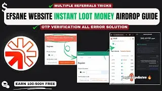 EFSANE Airdrop Full Guide | Efsane OTP All Error Solution | EFSANE Withdrawal Kaise Kare Guide