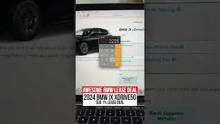 Sub 1% BMW Lease Deal