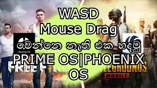 Phoenix OS, Prime OS Free Fire WASD and Mouse Drag Problem fixed 2021 |Tech Drock