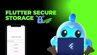 How to use Flutter Secure Storage | Mini Flutter Project |Store data locally on device memory.