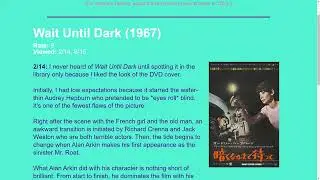 Movie Review: Wait Until Dark (1967)