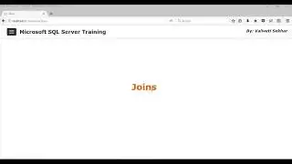 Joins in sql server | Inner Join,Left Join,Right Join,Full Outer Join,Cross Join and Self Join