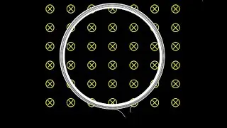 Faraday's Law: induced EMF when the magnetic flux changes, example of magnetic field through a loop.