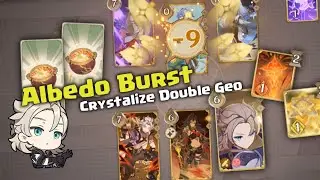 Kartu TCG Albedo! sekali Burst musuh langsung hilang | Genshin Impact TCG