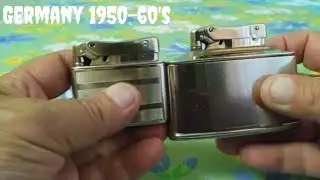 Old vintage 1000 ZUNDER DUPLEX petrol pocket lighter Старая бензиновая карманная зажигалка