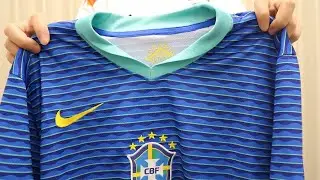 Brazil Away Jersey 2024 UNBOXING + REVIEW | jerseysfcsoccershop.com