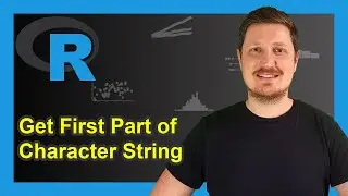 Extract First Entry from Character String Split (2 Examples) | Get, Select & Return | strsplit & sub