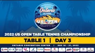 2022 US Open: Table 1 Day 3 : Session 1