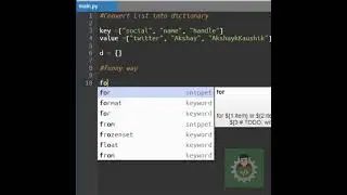 Python one liner to Convert List into Dictionary #Shorts