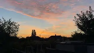 Sunrise timelapse video