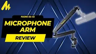 Maono BA-92 Low-Profile Microphone Boom Arm Review/Unboxing [BEST Low-Profile Arm Under 99.99]
