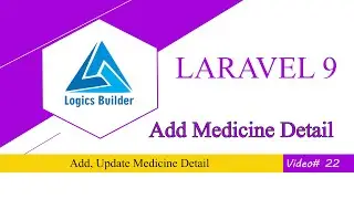 Laravel Lecture 22 | Patient Management System in laravel | Add medicine details Page in laravel