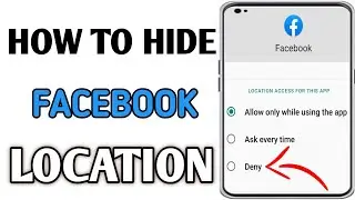 How To Hide Facebook Location // Facebook Live Location How To Hide