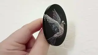 Брошь голубь мира