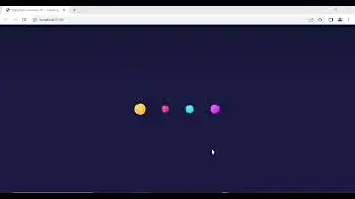 HTML and CSS animated Loader effect