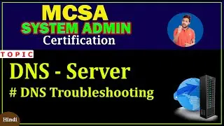 DNS Server Troubleshooting Step By Step| DNS Do not Resolve IP to Name or Name to IP | MCSA in Hindi