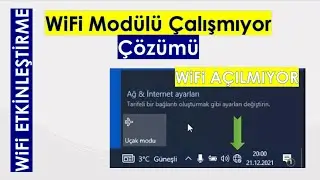 WiFi Adaptör Çalışmıyor | Laptop Wireless Özelliği Bozuldu Kayboldu