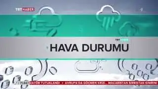 TRT Haber - Hava Durumu Jeneriği (HD)