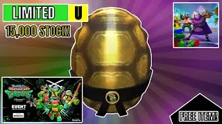 FREE LIMITED | HOW TO GET THE TMNT TURTLE GOLDEN SHELL IN TMNT BATTLE TYCOON [ROBLOX]