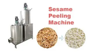 Commercial Sesame Seeds Skin Peeler Removing Peeling Hulling Washing Machine