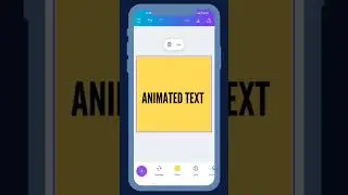 How to create animated text effect in CANVA || canva text animation  #canvatutorial #canva