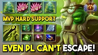 MVP HARD SUPPORT Treant Protector Max Slotted Item Build Even Phantom Lancer Can't Escape DotA 2