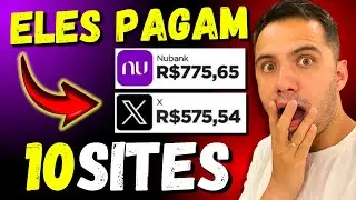 ESSES 10 SITES PAGAM DE VERDADE ATÉ R$100 A CADA 60 MINUTOS (SEM SAIR DE CASA)