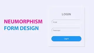 Neumorphism Login Form Design Responsive | Html Css