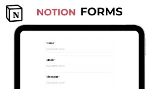 Master NOTION FORMS in 2 Minutes
