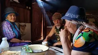 How people live in Altai Mountains. Summer in Altai. Village everyday life. Russia