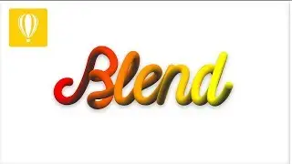 CorelDraw Tutorial #30 | Blend Tool 3D Line