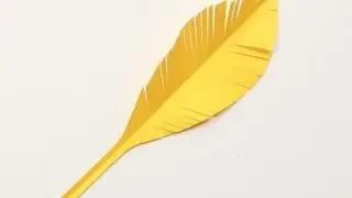 Cómo hacer plumas de papel