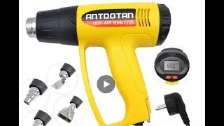 Строительный фен , ANTOOTAN , 2000W терморегулятор с ЖК дисплеем 220V Air Gun