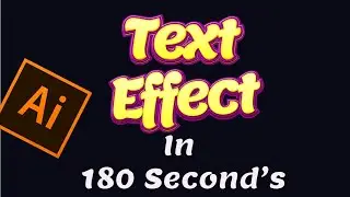 How to create text effect in few seconds