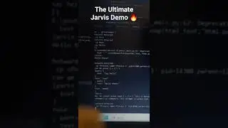 Jarvis demo 🔥 #python #jarvis #ironman #virtualassistant #gemini #googleai #coding