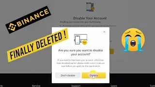 How to delete Binance account permanently 😭