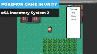 Make A Game Like Pokemon in Unity | #54 - Inventory System 2 - Selecting Pokemon to Use the Item on